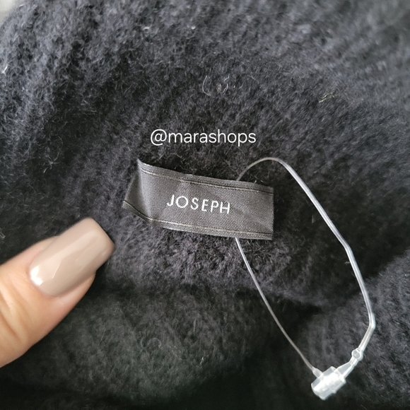 Joseph Black Cashmere Turtleneck Sweater - Picture 2 of 4